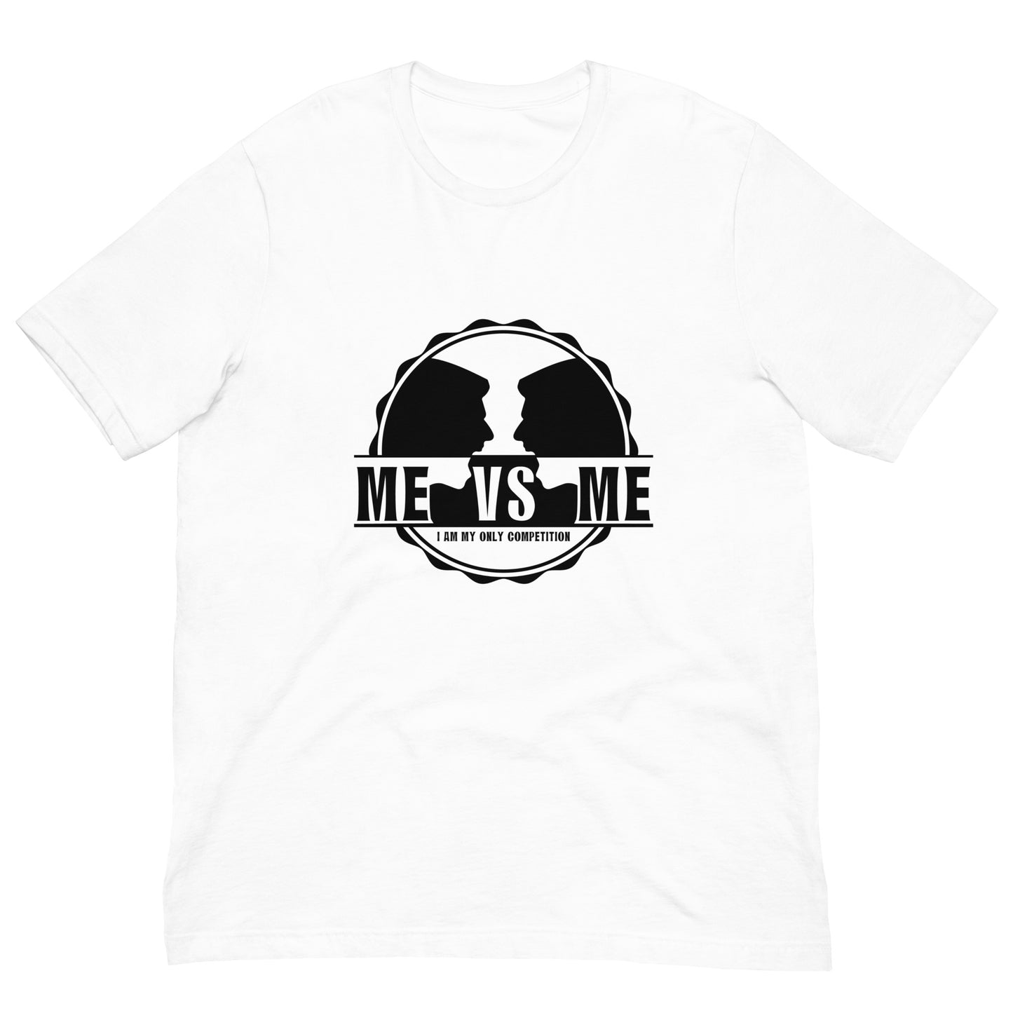 Me Vs Me White Tee