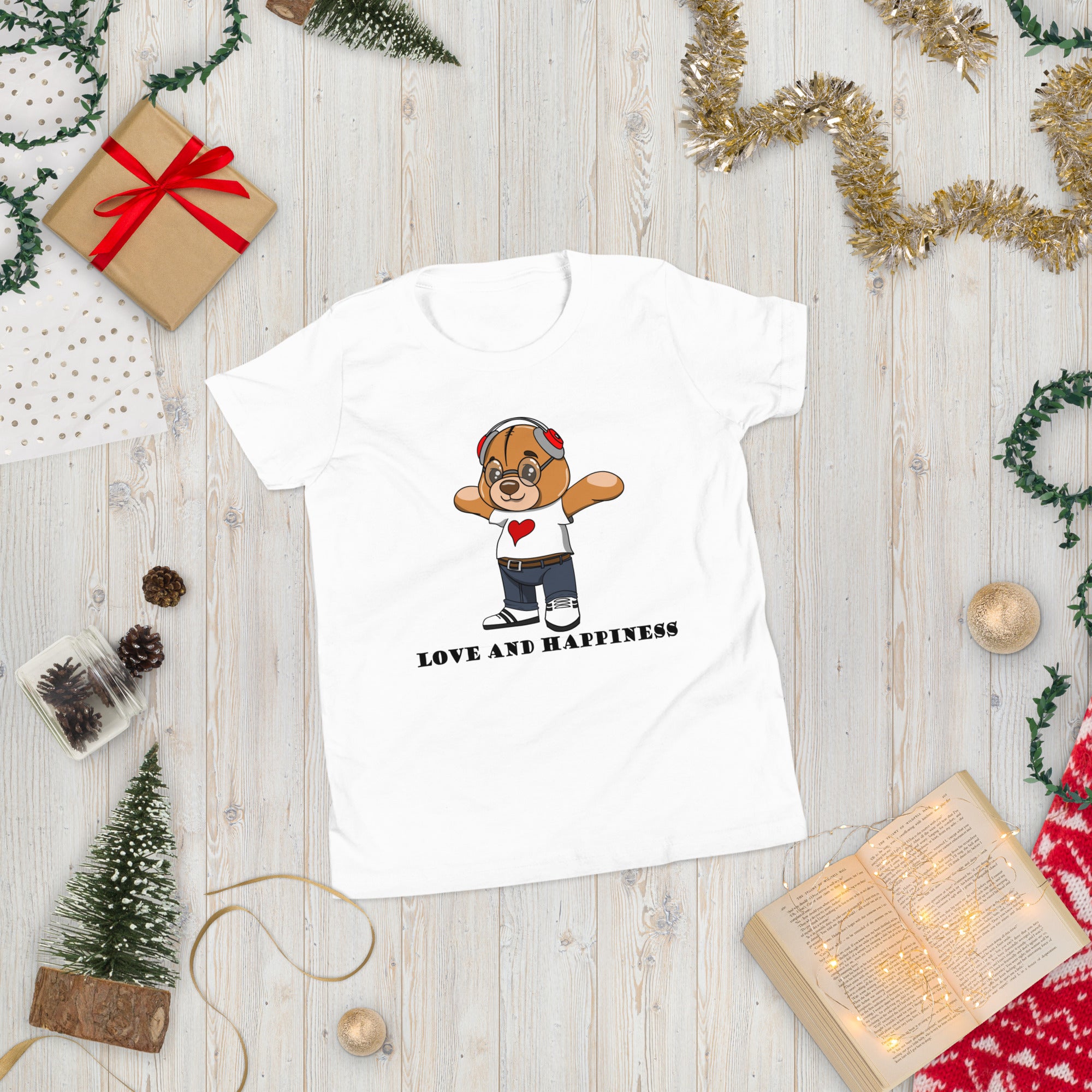Love and happiness youth tee