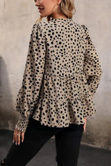 Fran Lantern Sleeve Blouse