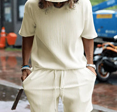 Men's Casual Striped Tracksuit