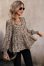Fran Lantern Sleeve Blouse