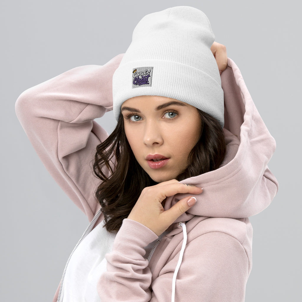 Cuffed Beanie with logo